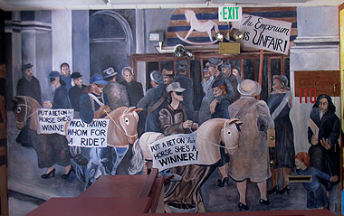 Emporium Strike mural by Susan Greene